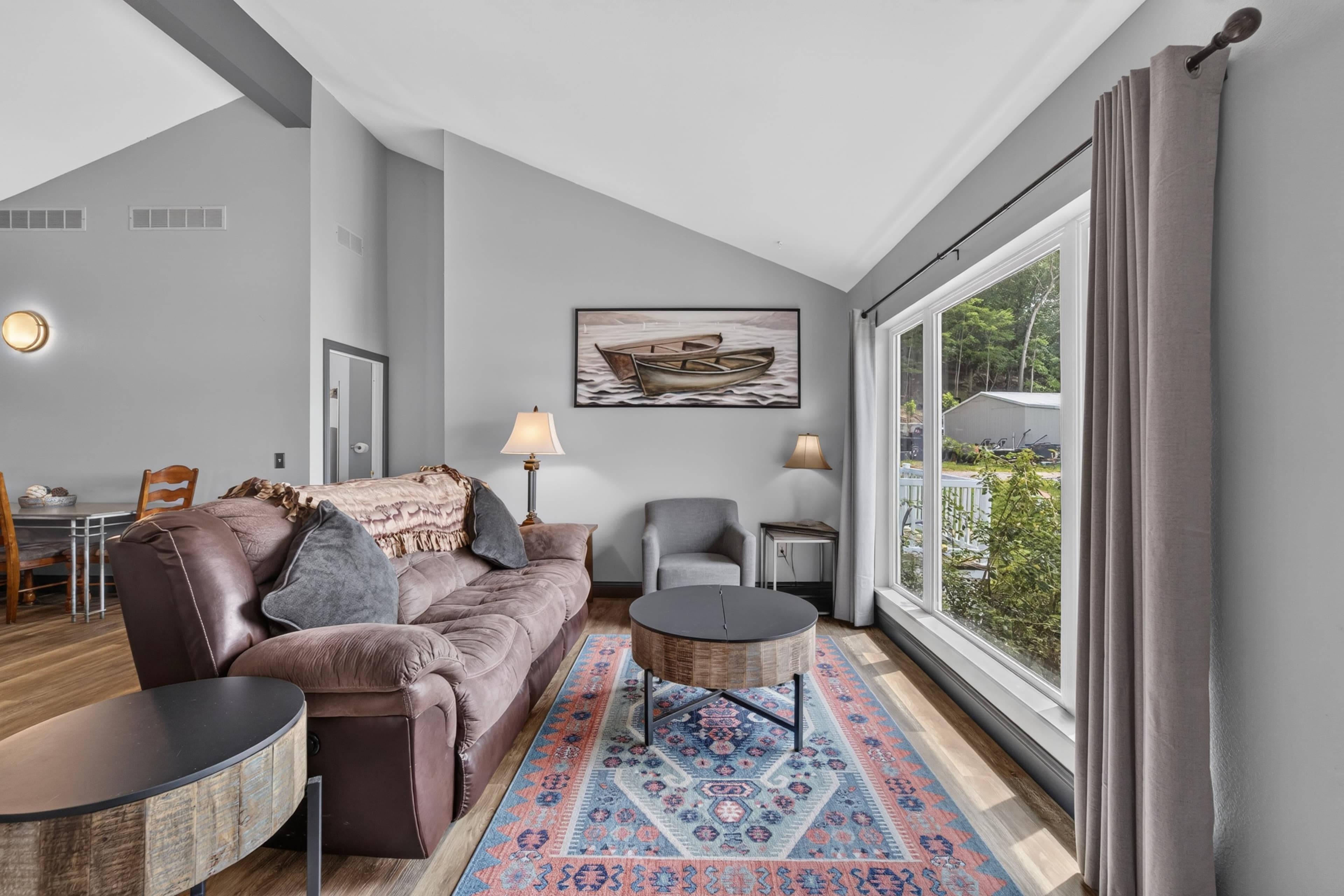 Seating area by front window